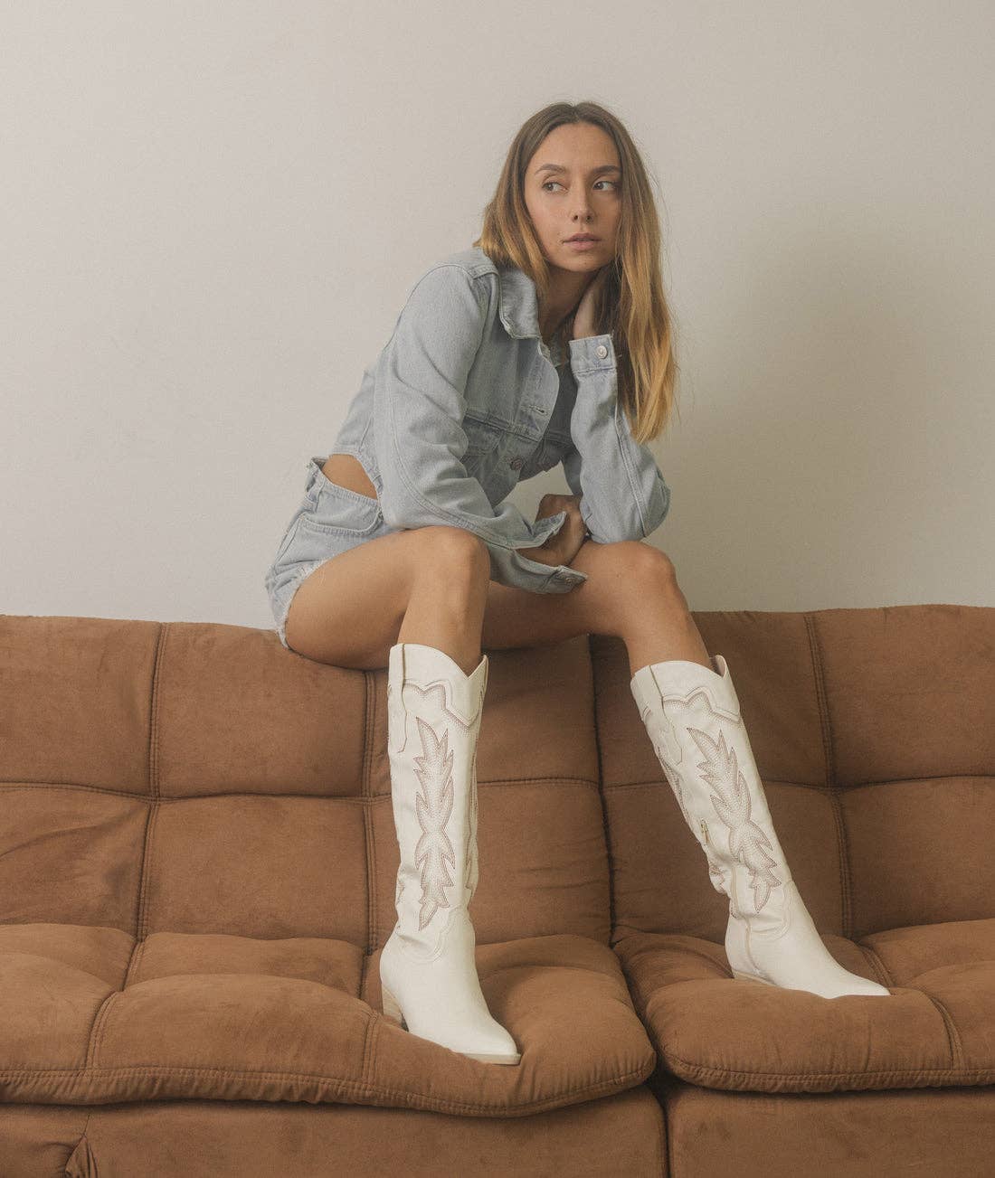 The Ainsley Boot: White