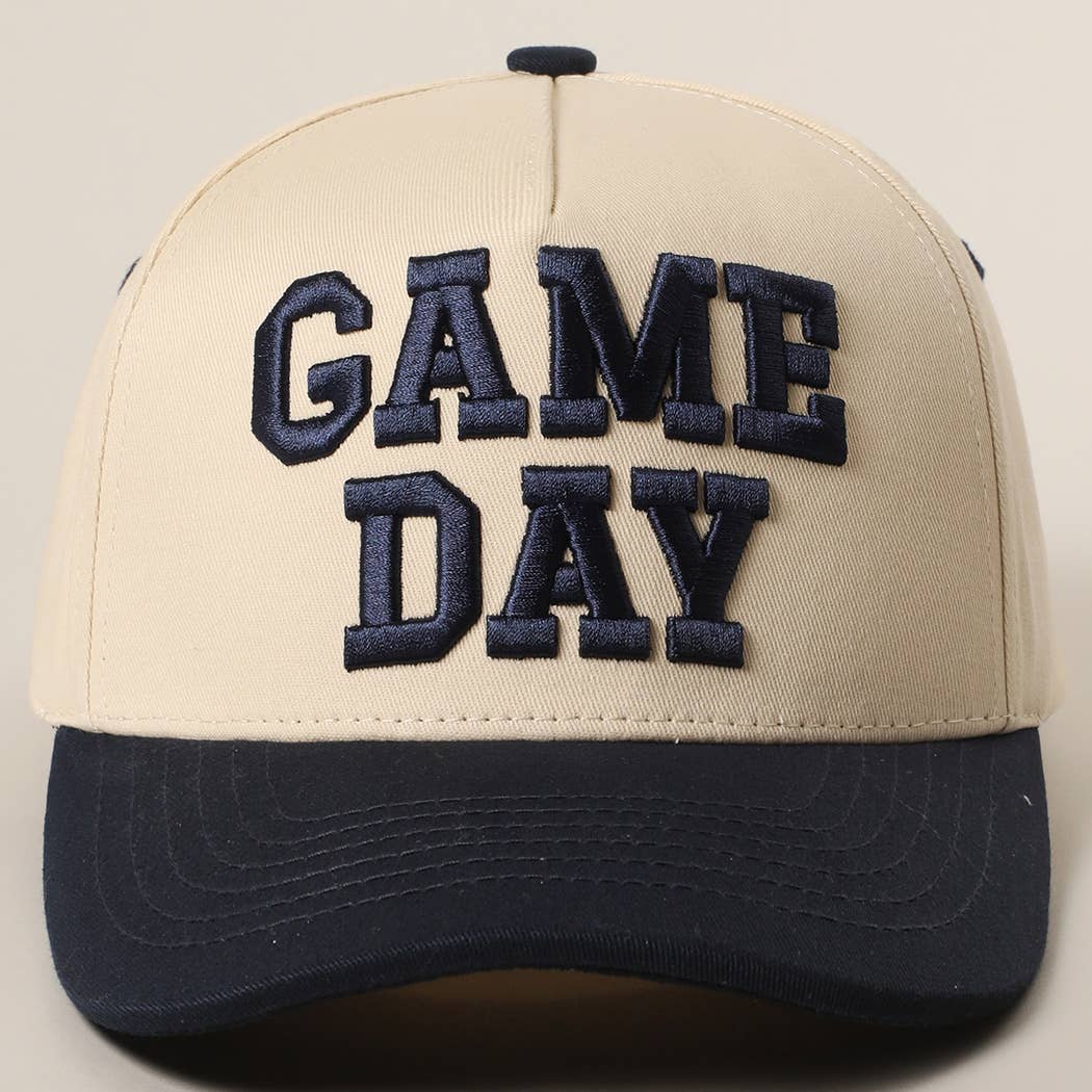 GAME DAY Embroidered Trucker Hat