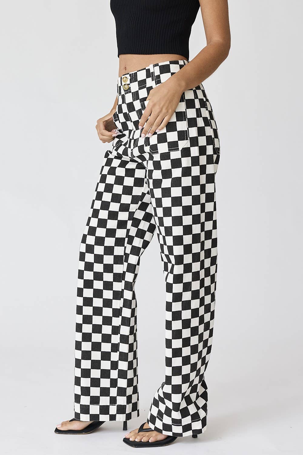 Checkered Red Bottoms