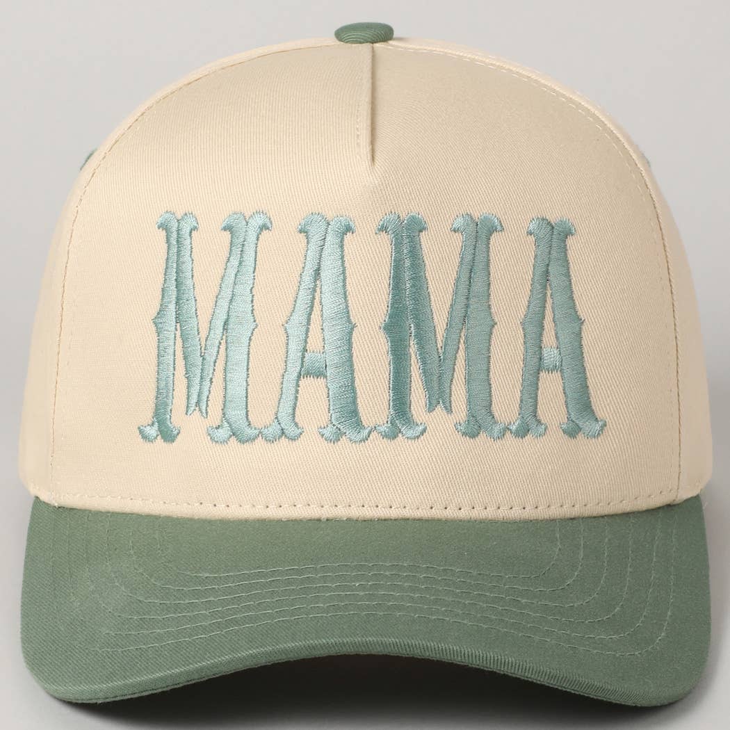 MAMA Embroidery Hat Pink