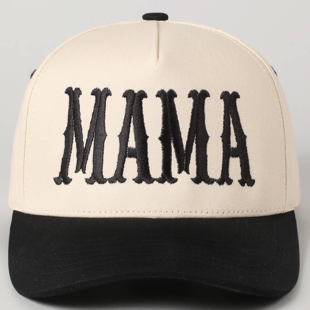 MAMA Embroidery Hat Pink