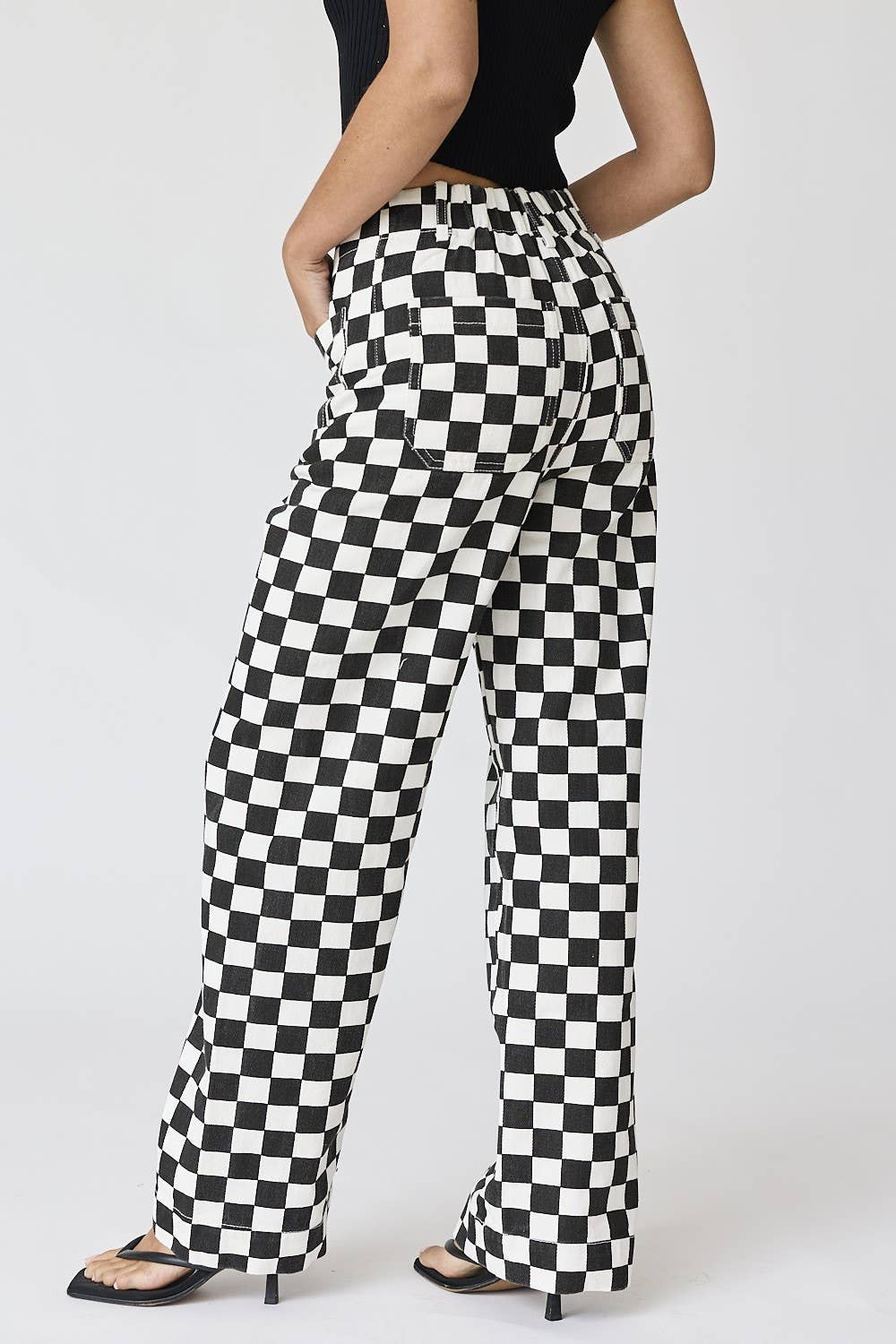 Checkered Red Bottoms