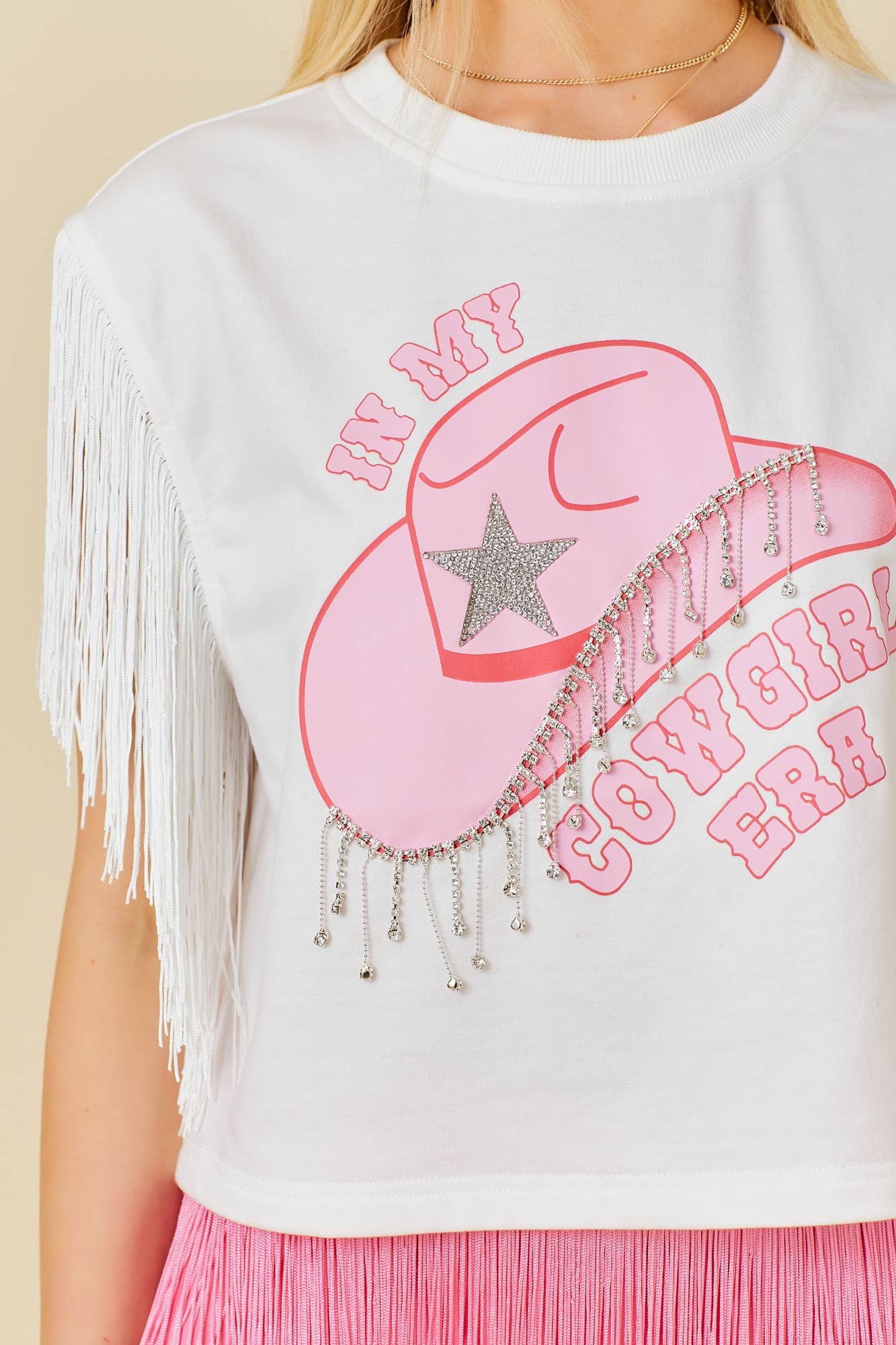 Rhinestone Cowgirl Era Top