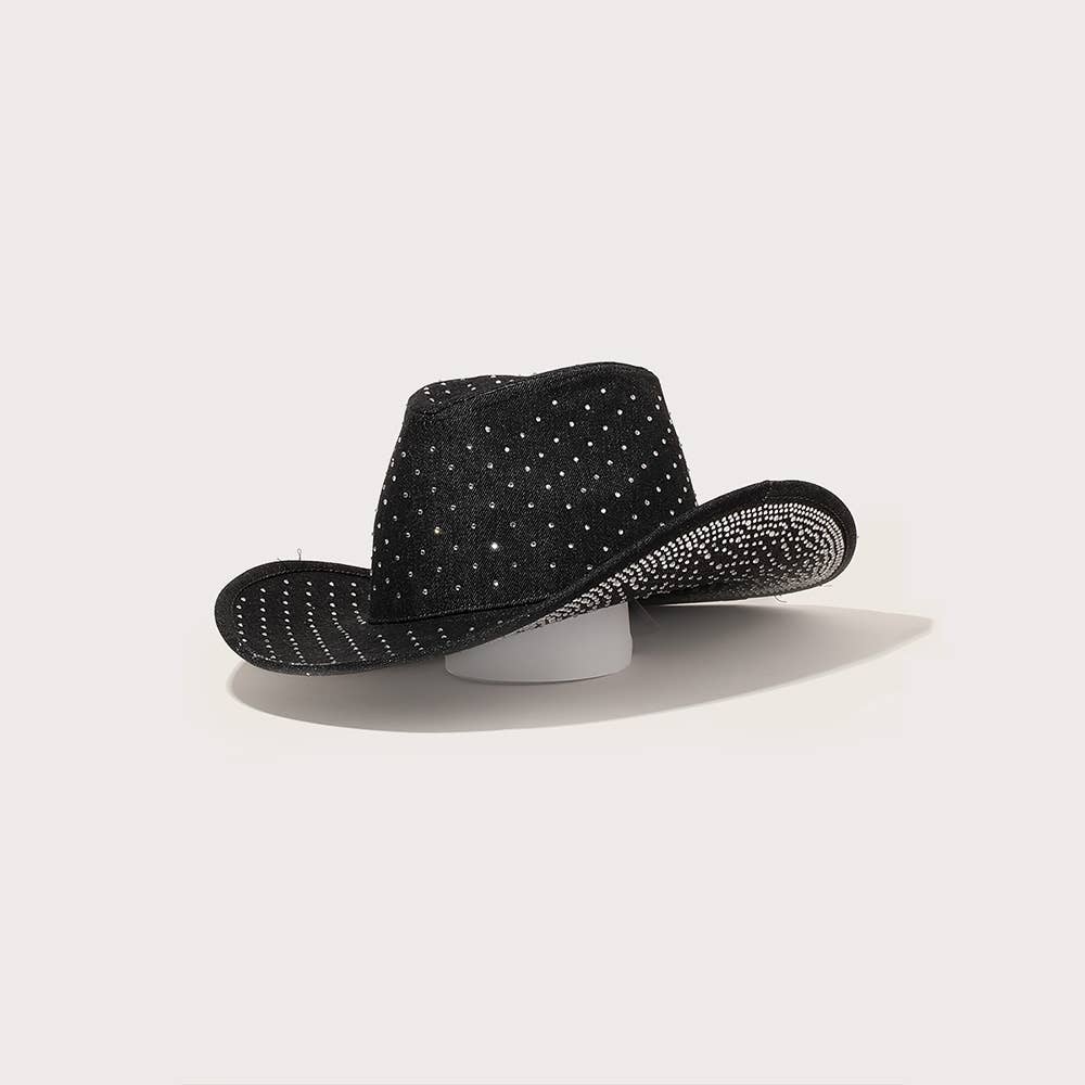 Rhinestone Studded Cowboy Hat