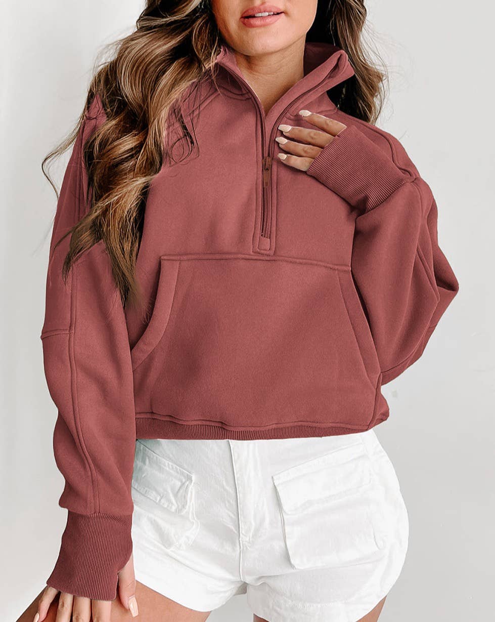 Olive Scuba 3/4 Zip