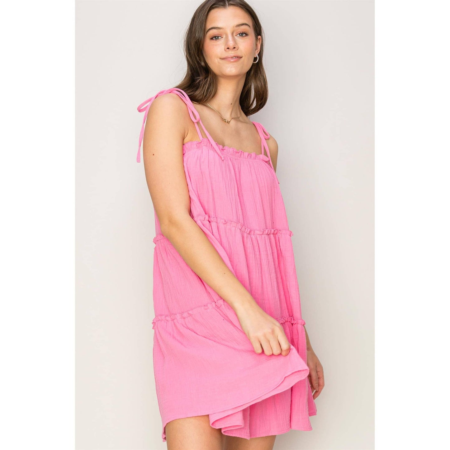 Pink Babydoll Dress