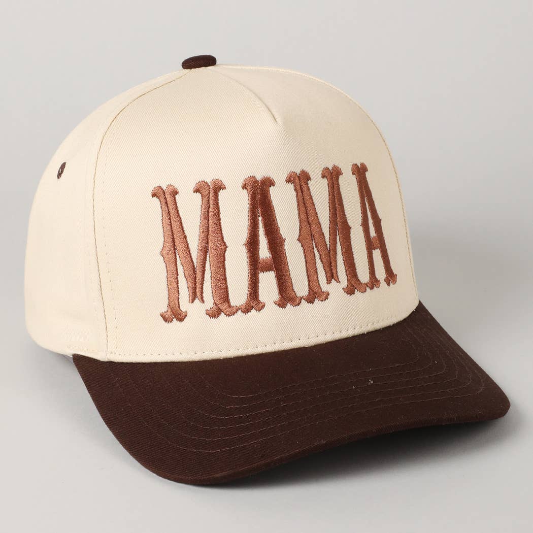 MAMA Embroidery Hat Pink