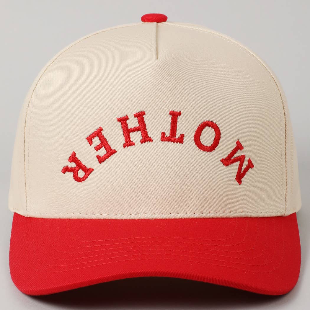 MOTHER Embroidery Cap Black