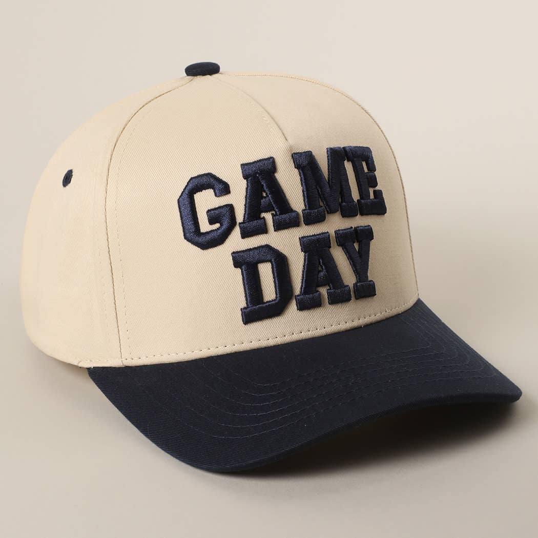 GAME DAY Embroidered Trucker Hat