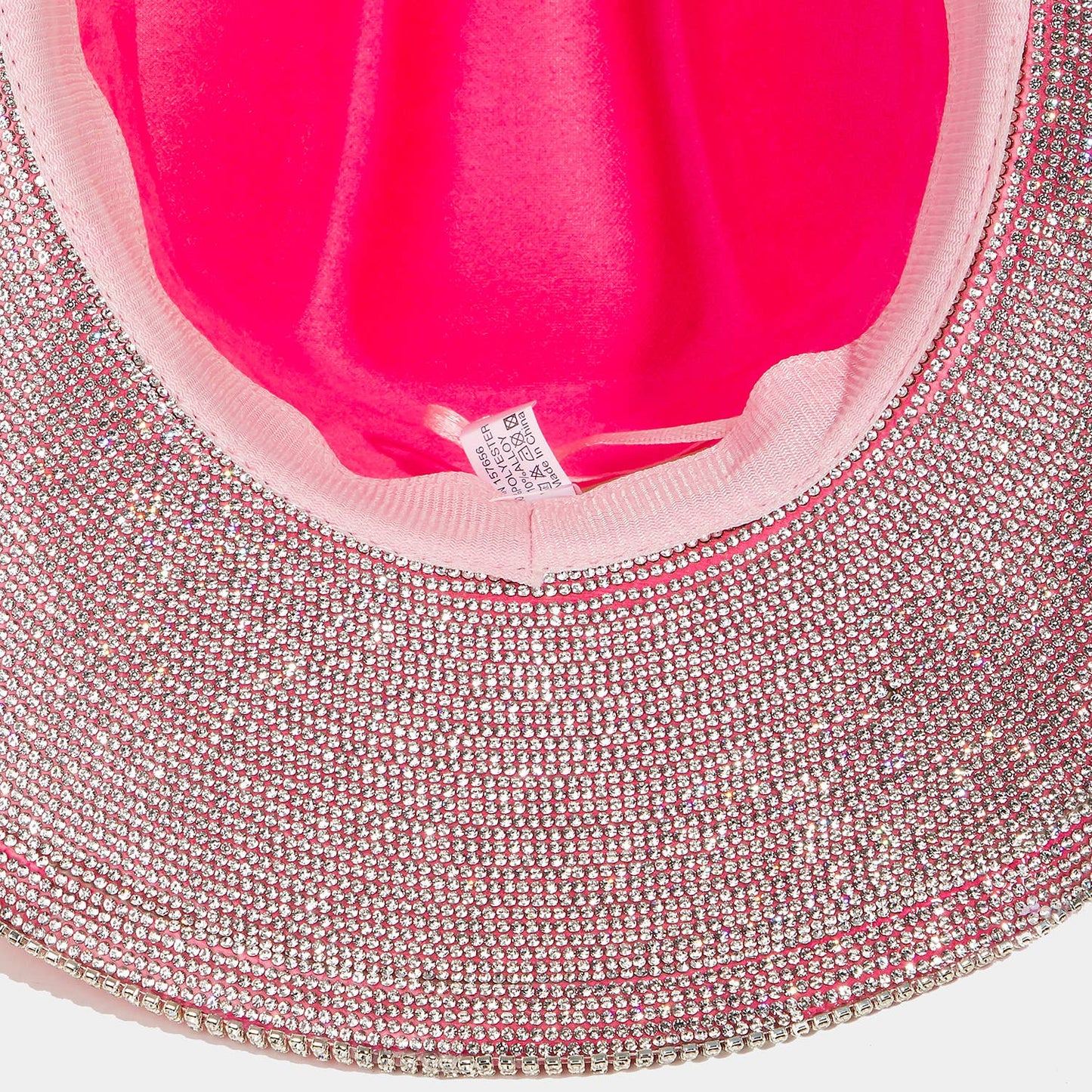 Rhinestone Stars Studded Cowboy Hat Fuchsia