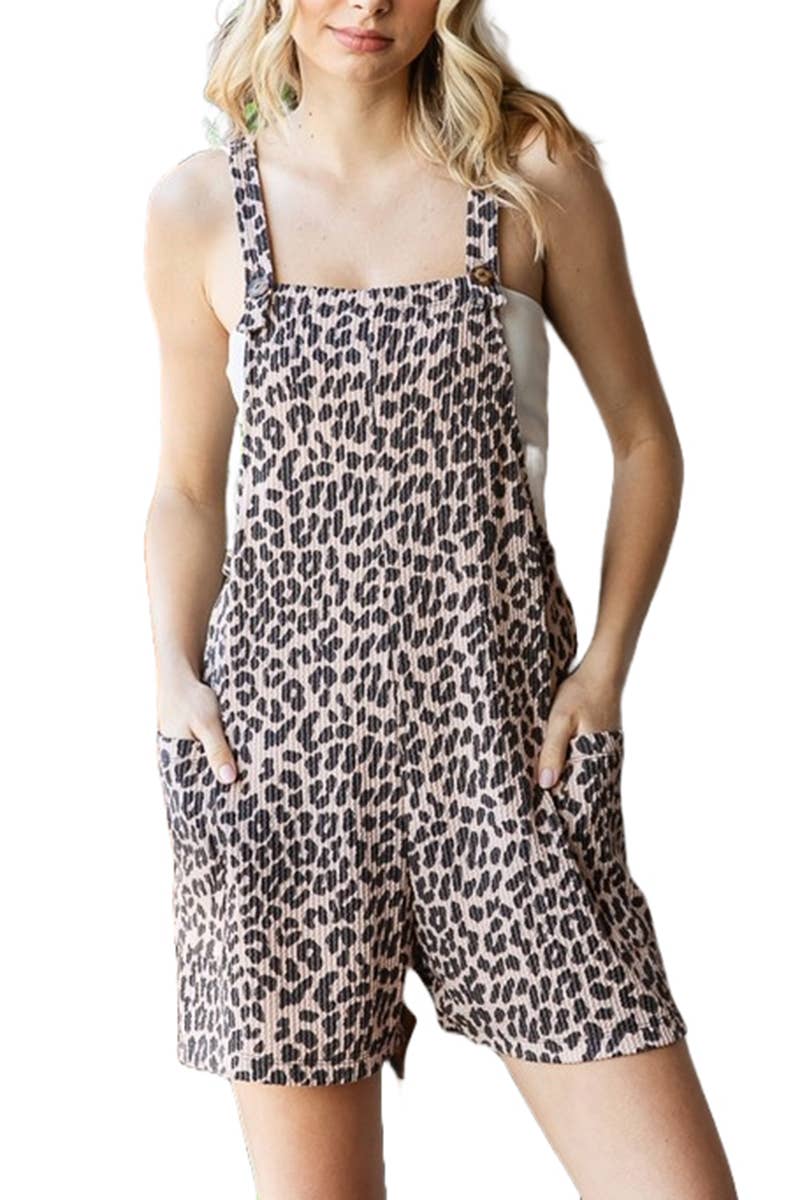 Leopard Print Romper