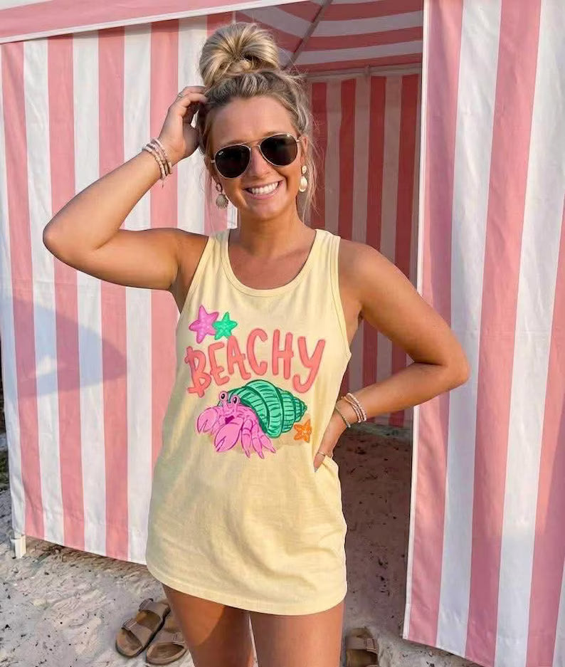 Beachy Comfort Colors Tank Top