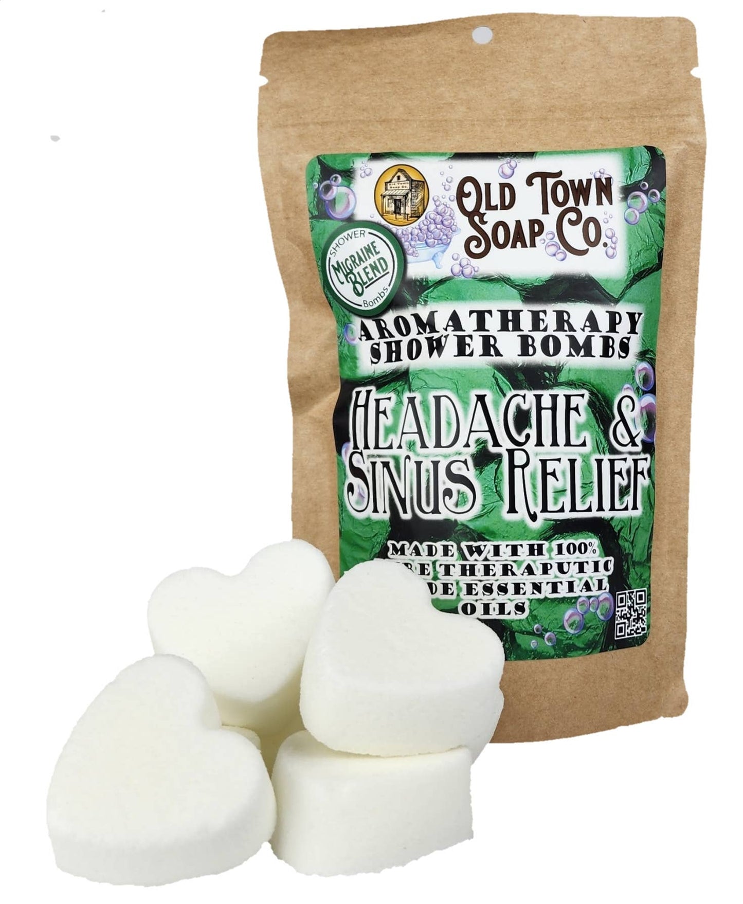 8 Pack Shower Bombs/Steamers Headache & Sinus