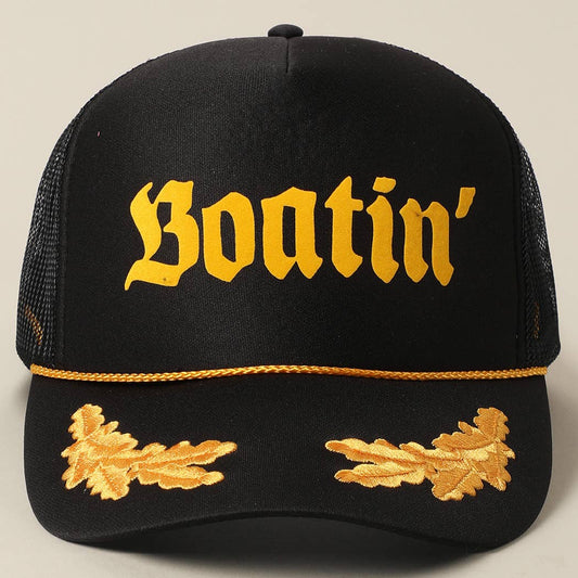BOATIN Foam Mesh Back Trucker Hat