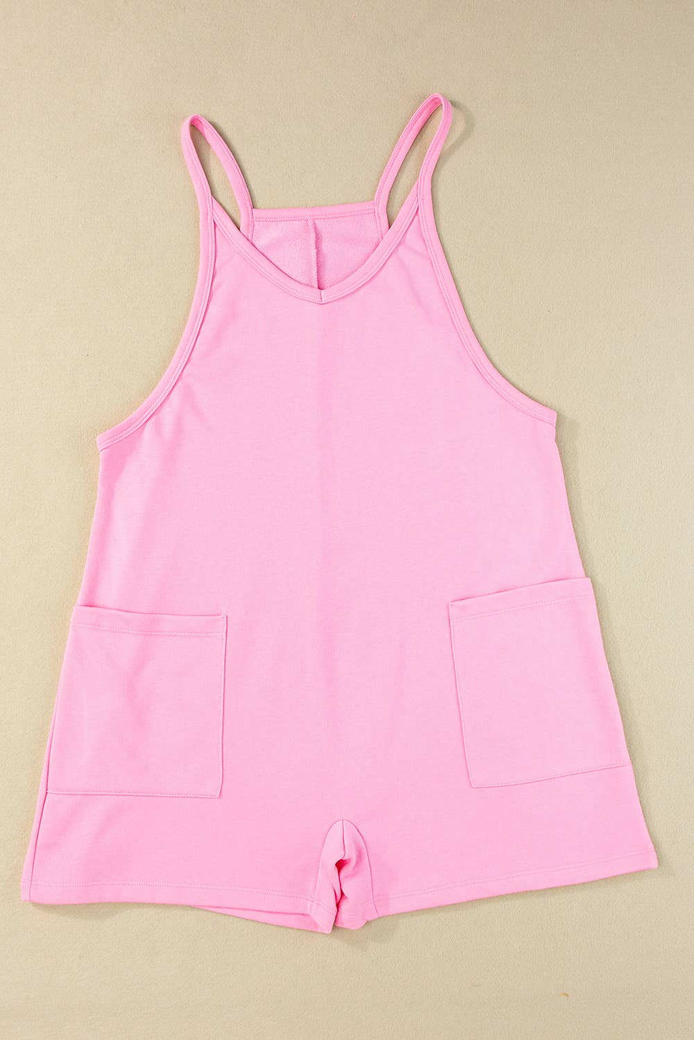 Sleeveless Romper Pink