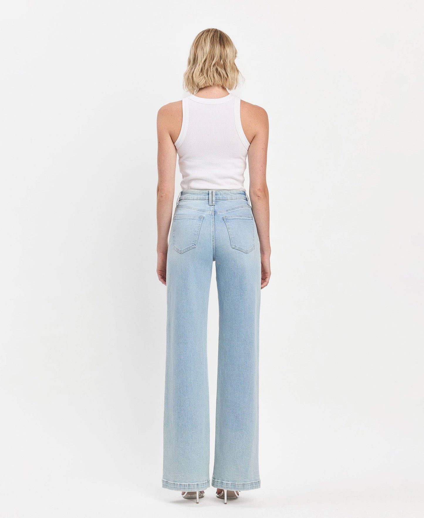 Full Length Wide Leg Jeans