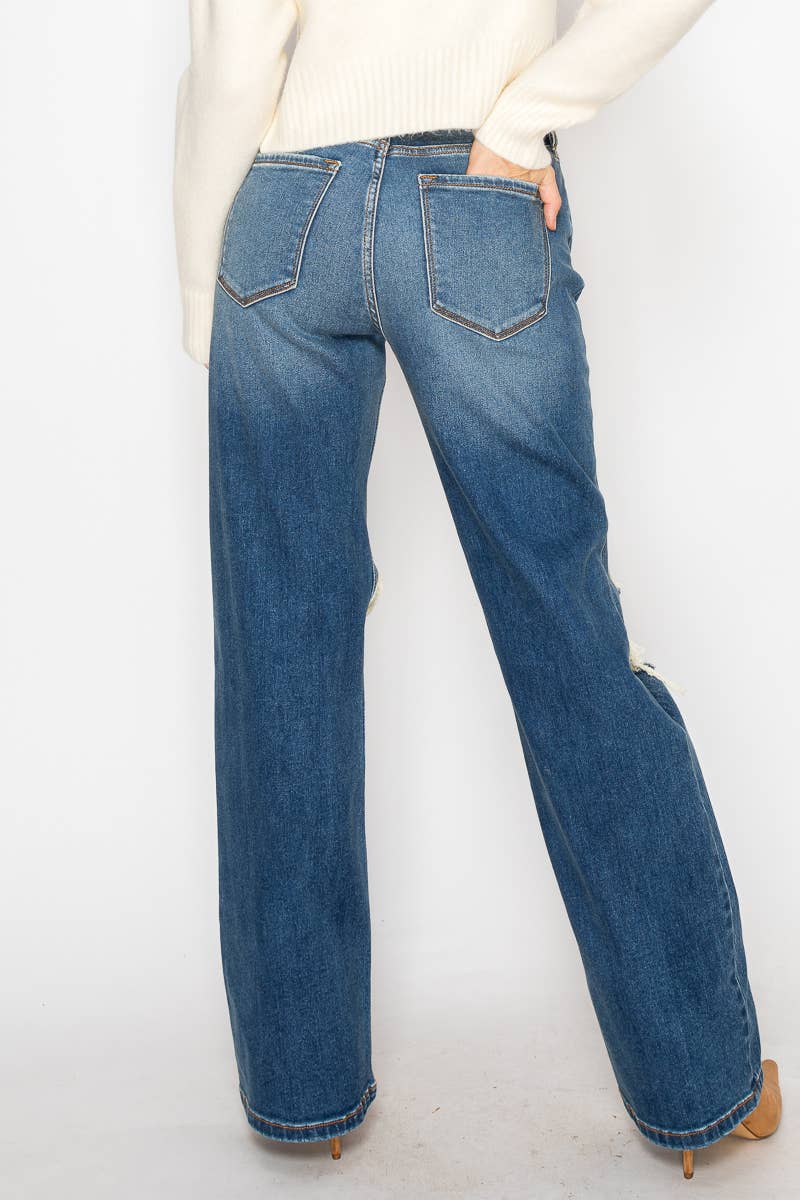 RELAXED FLARE JEANS