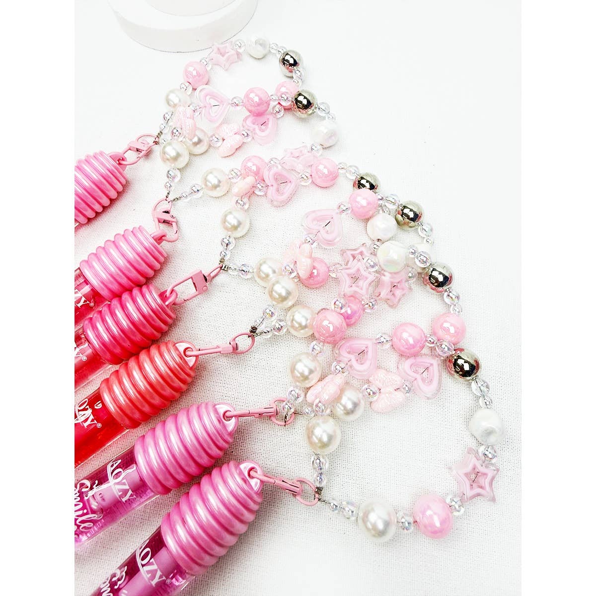 Adorable Honey Lip Gloss with Charms: MIX COLOR / ONE(24)