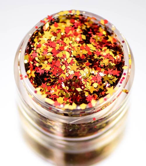 Red And Gold 49ers - Stinaface Glitter
