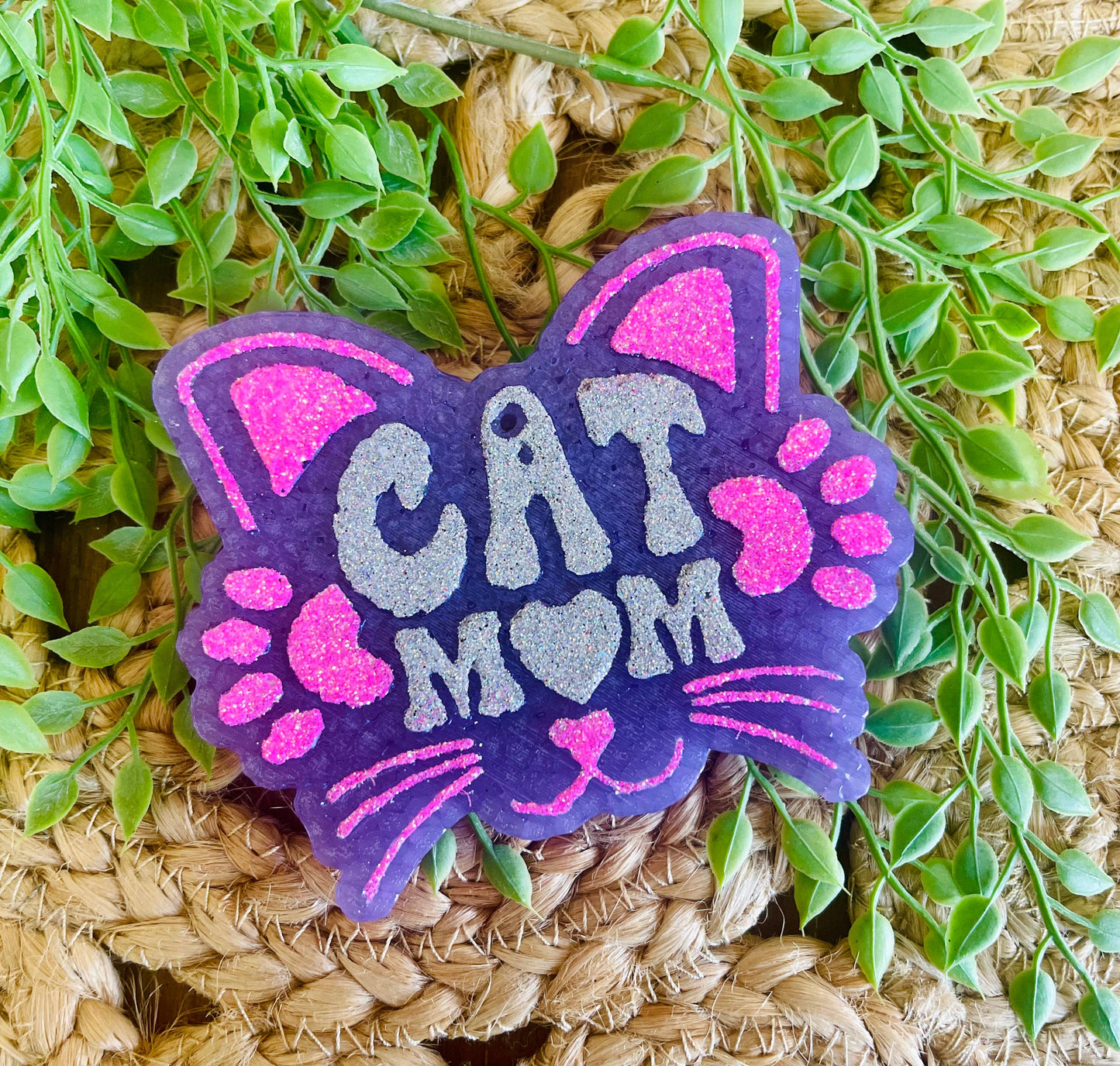 Cat Mom Car Freshie 