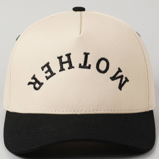 MOTHER Embroidery Cap Black