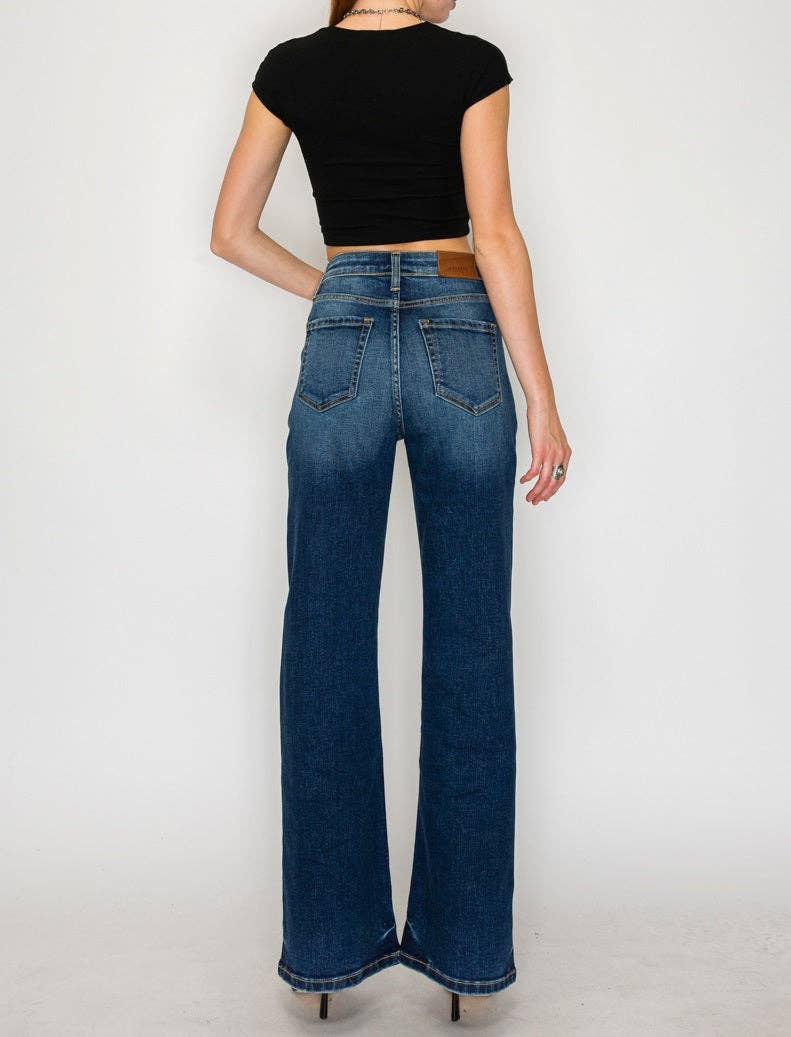 Tummy Control High Rise Flare Jeans