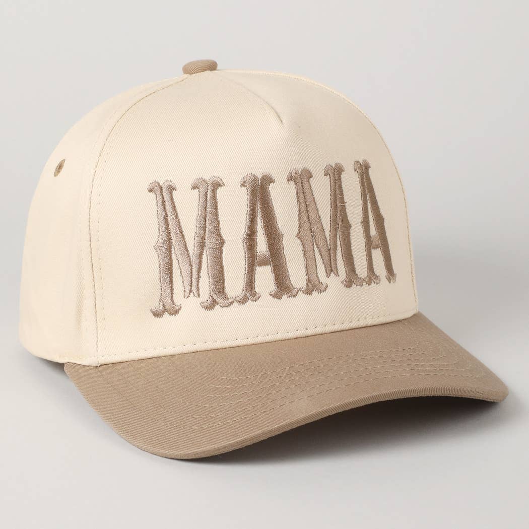 MAMA Embroidery Hat Pink