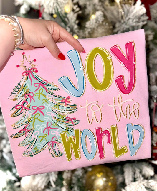 Joy to the World Comfort Colors Graphic Tee