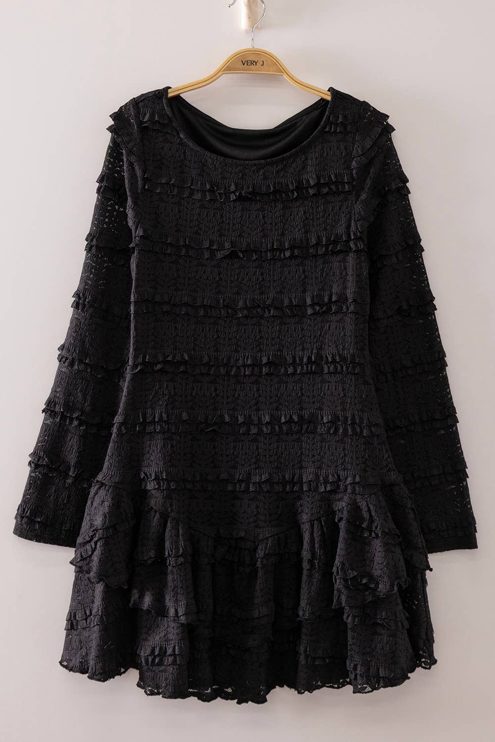 Lace Ruffle Dress