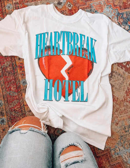 Heartbreak Hotel Valentines Comfort Colors Graphic Tee