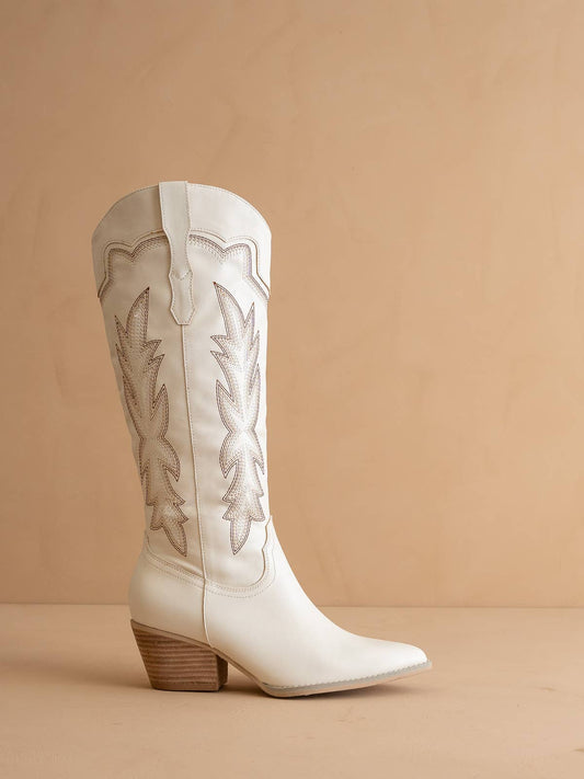 The Ainsley Boot: White