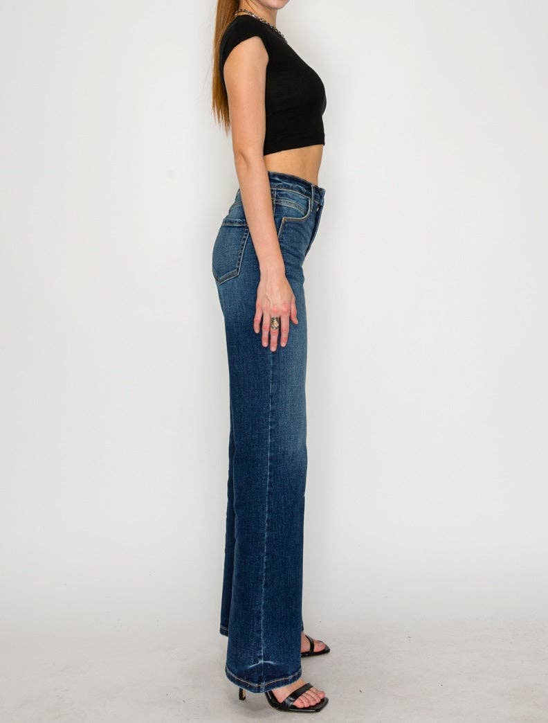 Tummy Control High Rise Flare Jeans
