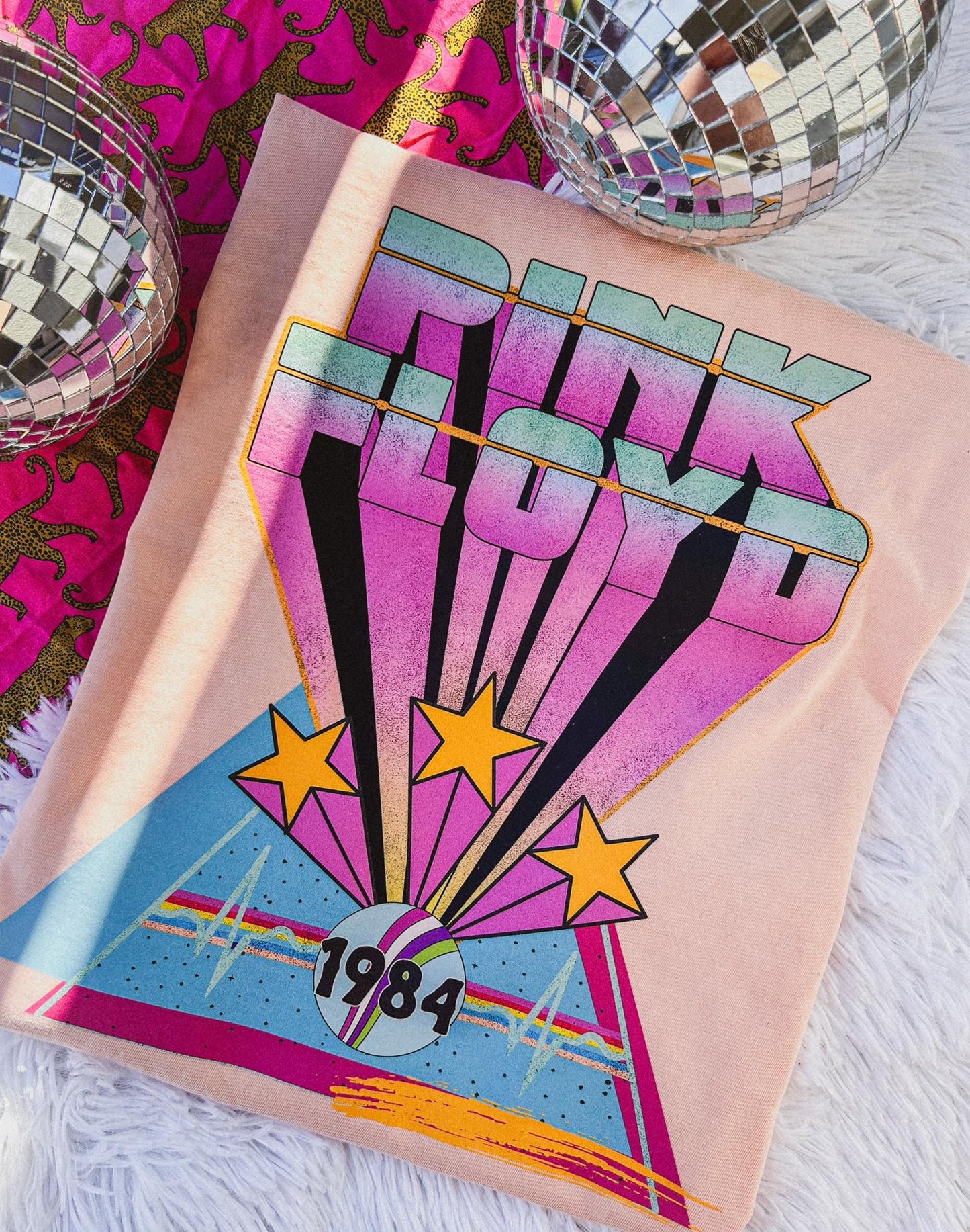 Vintage Pink Graphic Tee Comfort Colors