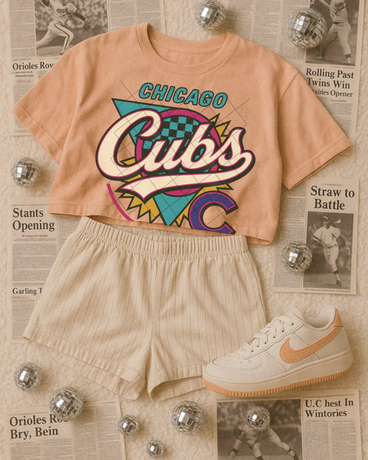 Cubs Comfort Colors Graphic Tee