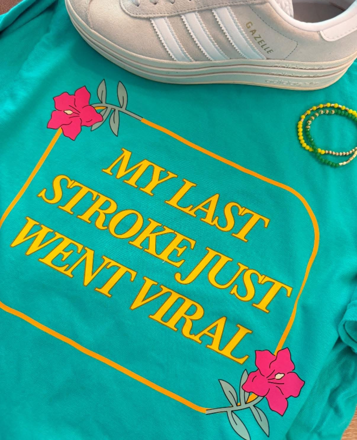 My Last Stroke Golf Comfort Colors Graphic Tee