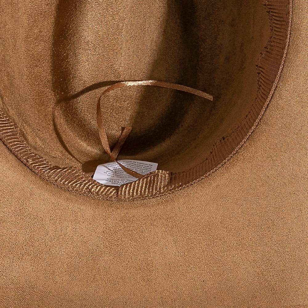 Layered Western Bull Head Strap Cowboy Hat