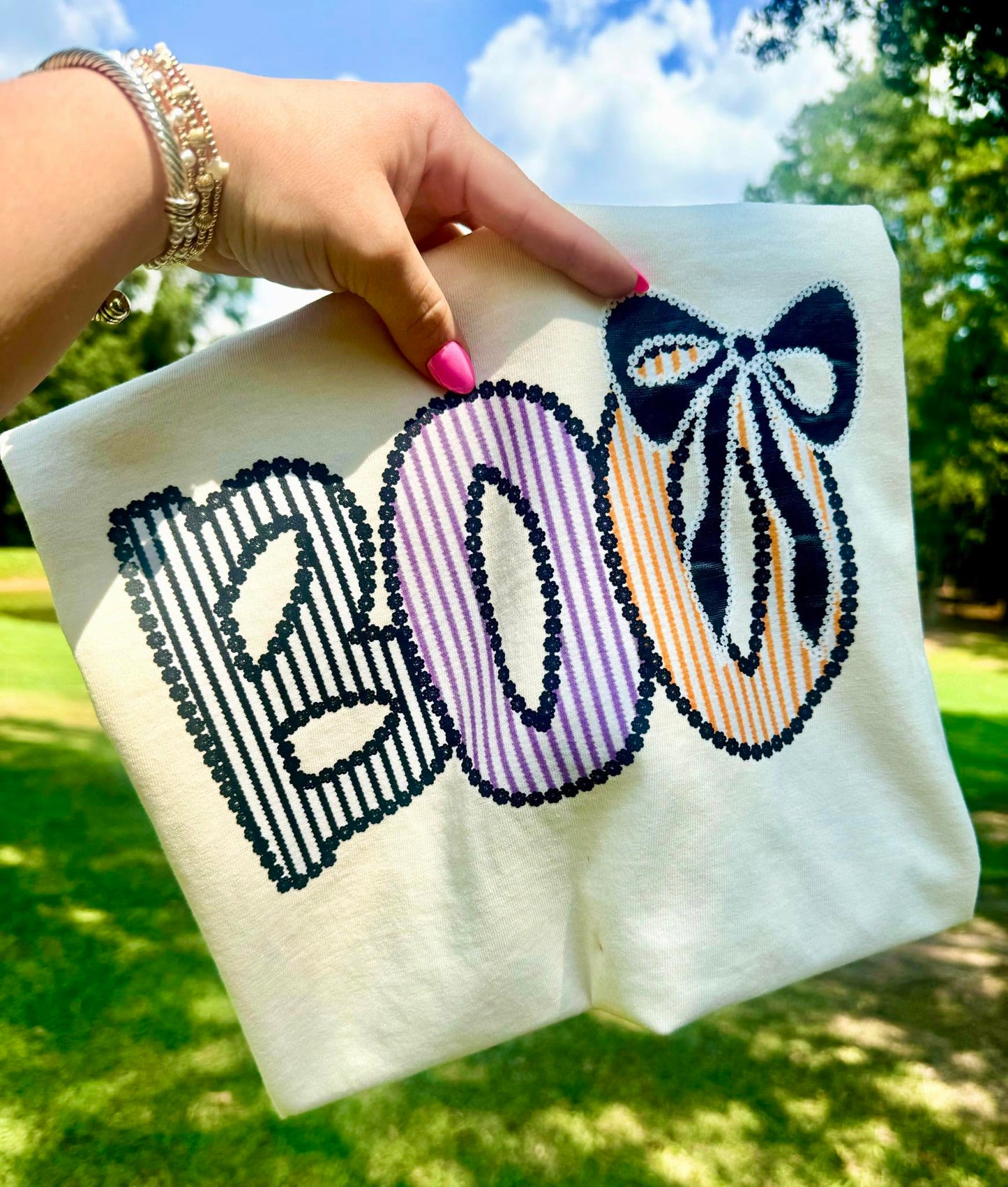 Seersucker Boo Halloween Comfort Colors Graphic Tee