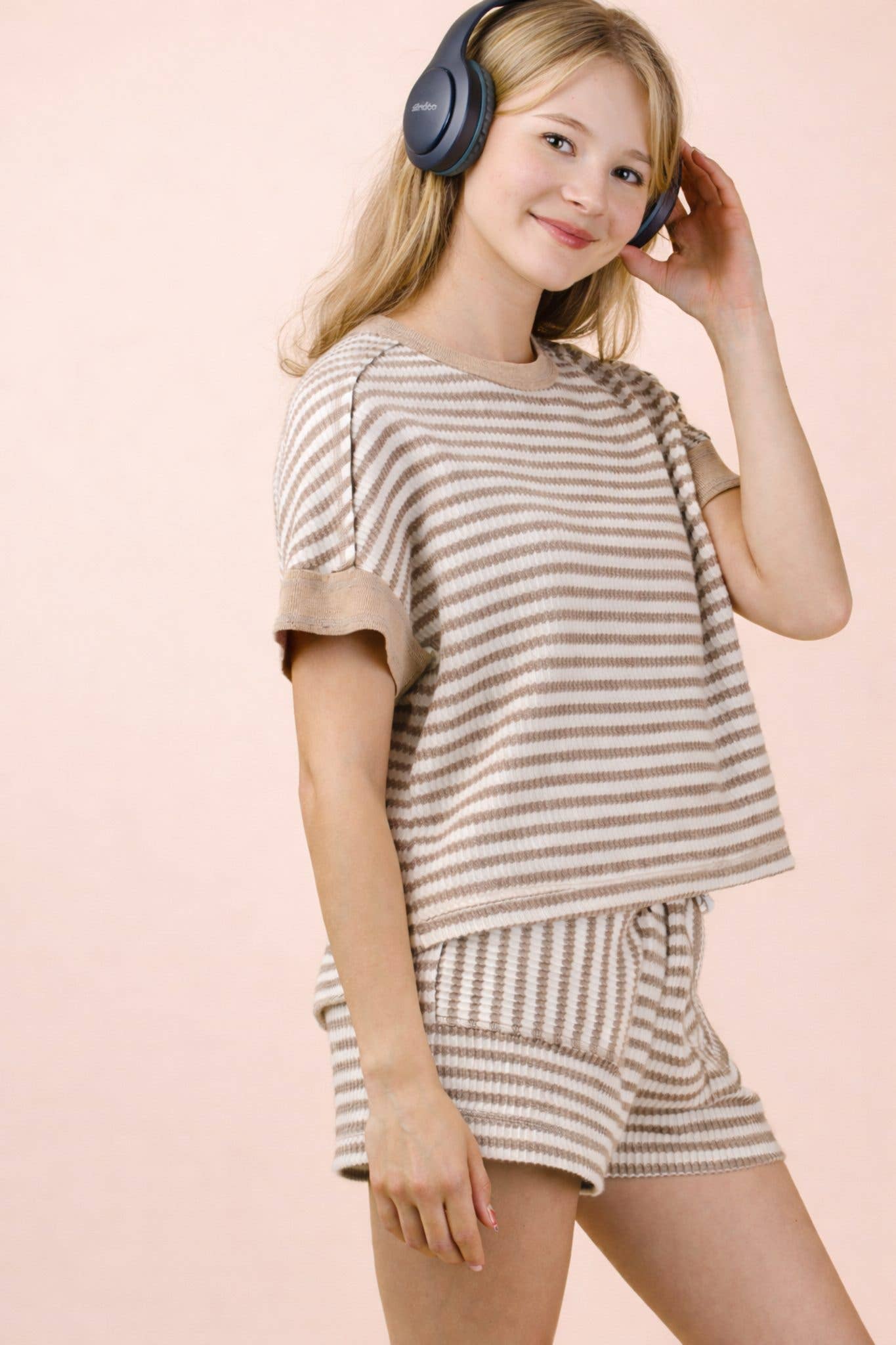 Striped Comfy Knit Set
