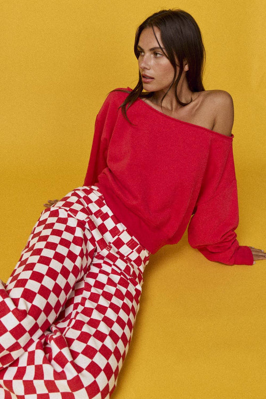 Checkered Red Bottoms