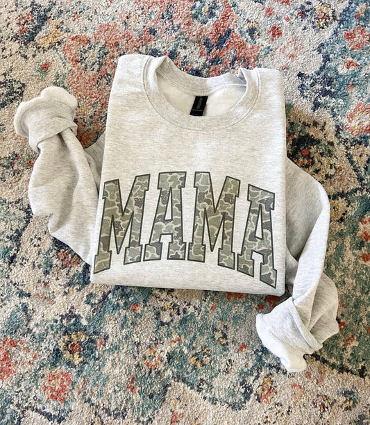 Camo Mama Trendy Sweatshirt