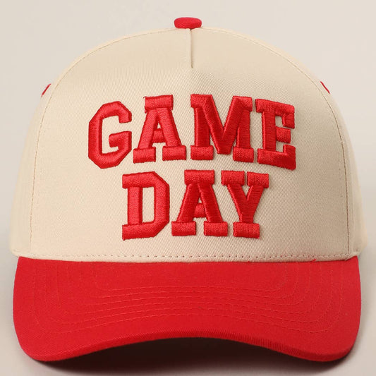 GAME DAY Embroidered Trucker Hat