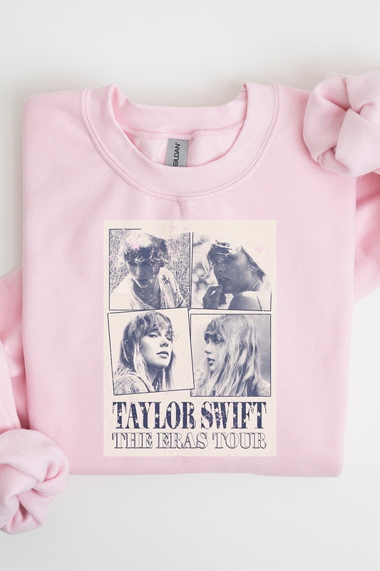 Taylor Swift Era Tour Crewneck Light pink