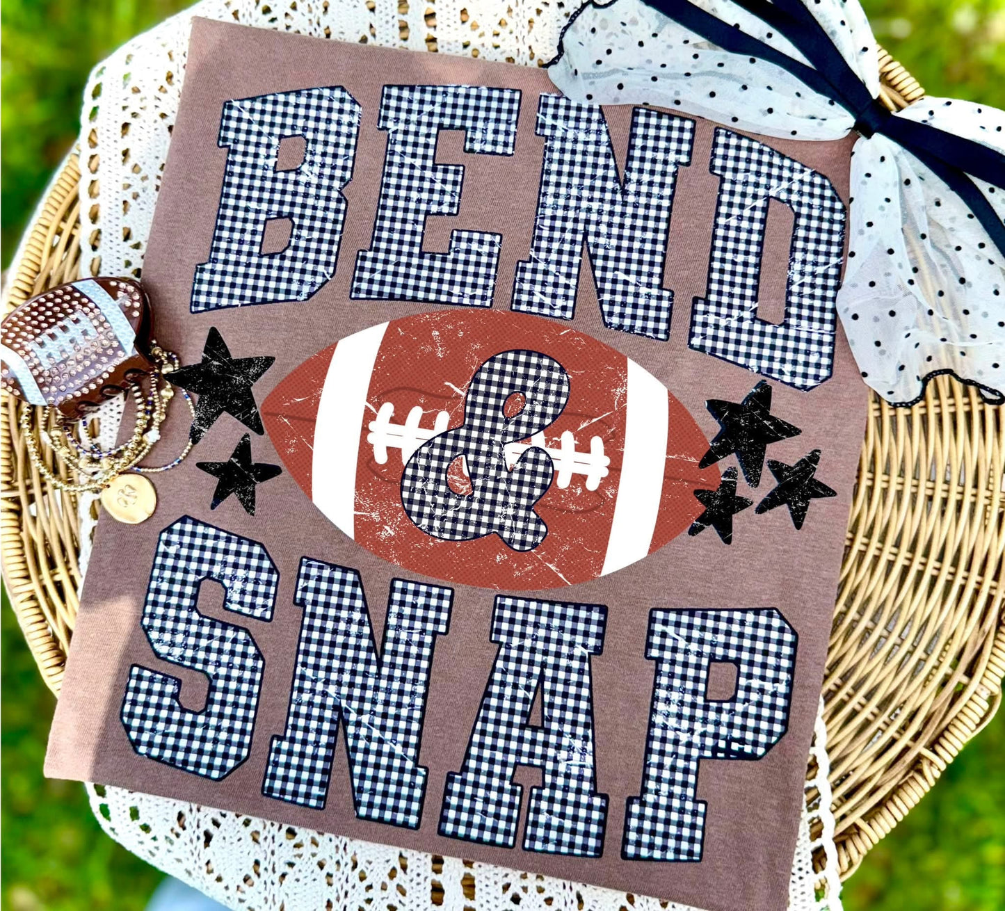 Bend & Snap Football Comfort Colors