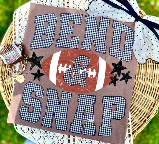 Bend & Snap Football Comfort Colors