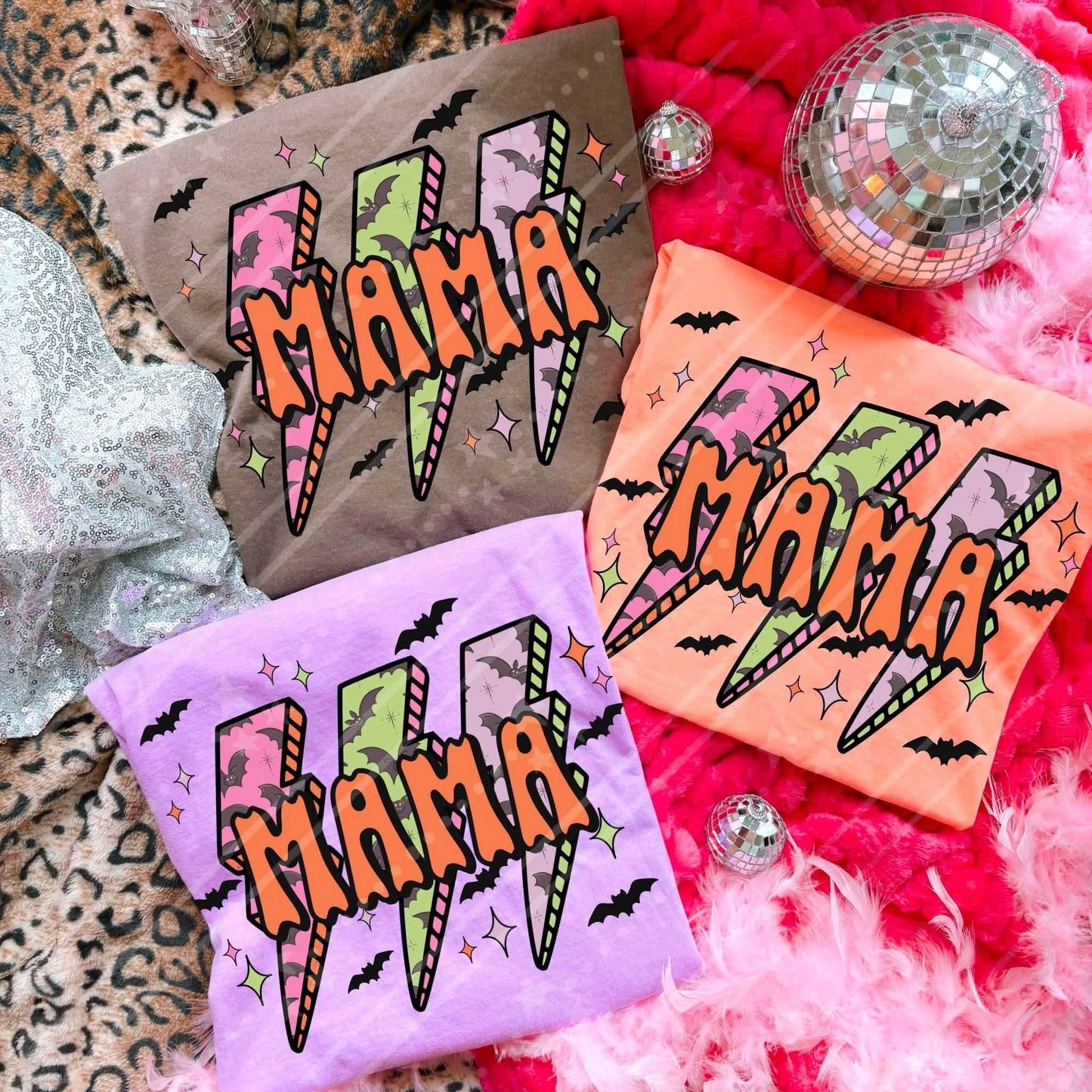 Mama Halloween Comfort Colors Graphic Tee
