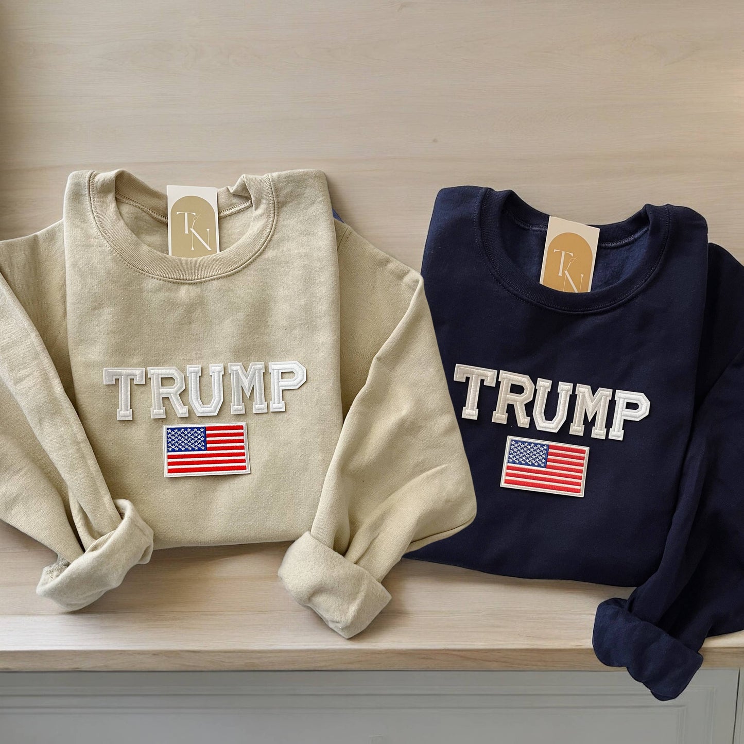 TRUMP Crewneck Sweatshirt Navy