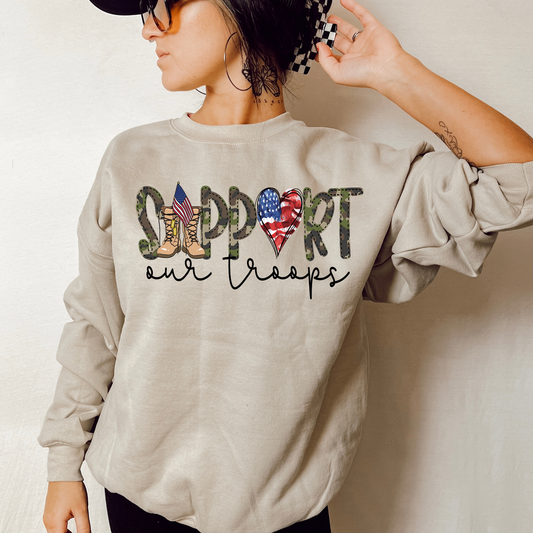 Support Our Troops Sweatshirt