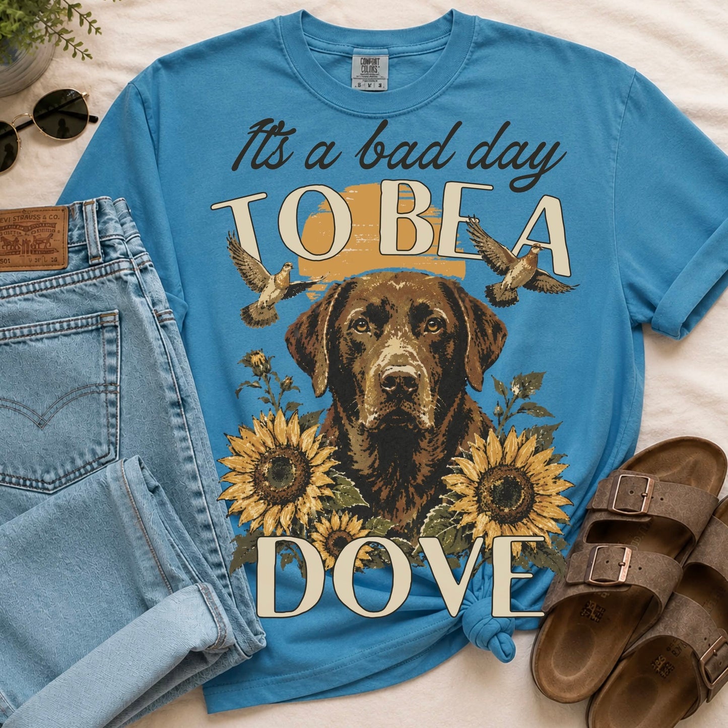 Bad Day to be a Dove Comfort Colors Graphic Tee