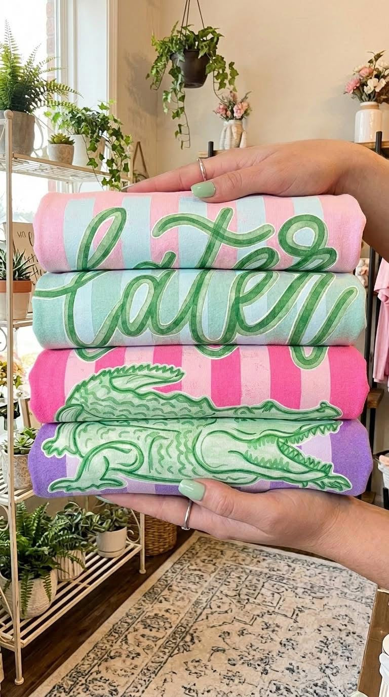 Later Alligator Summer Comfort Colors Graphic Tee