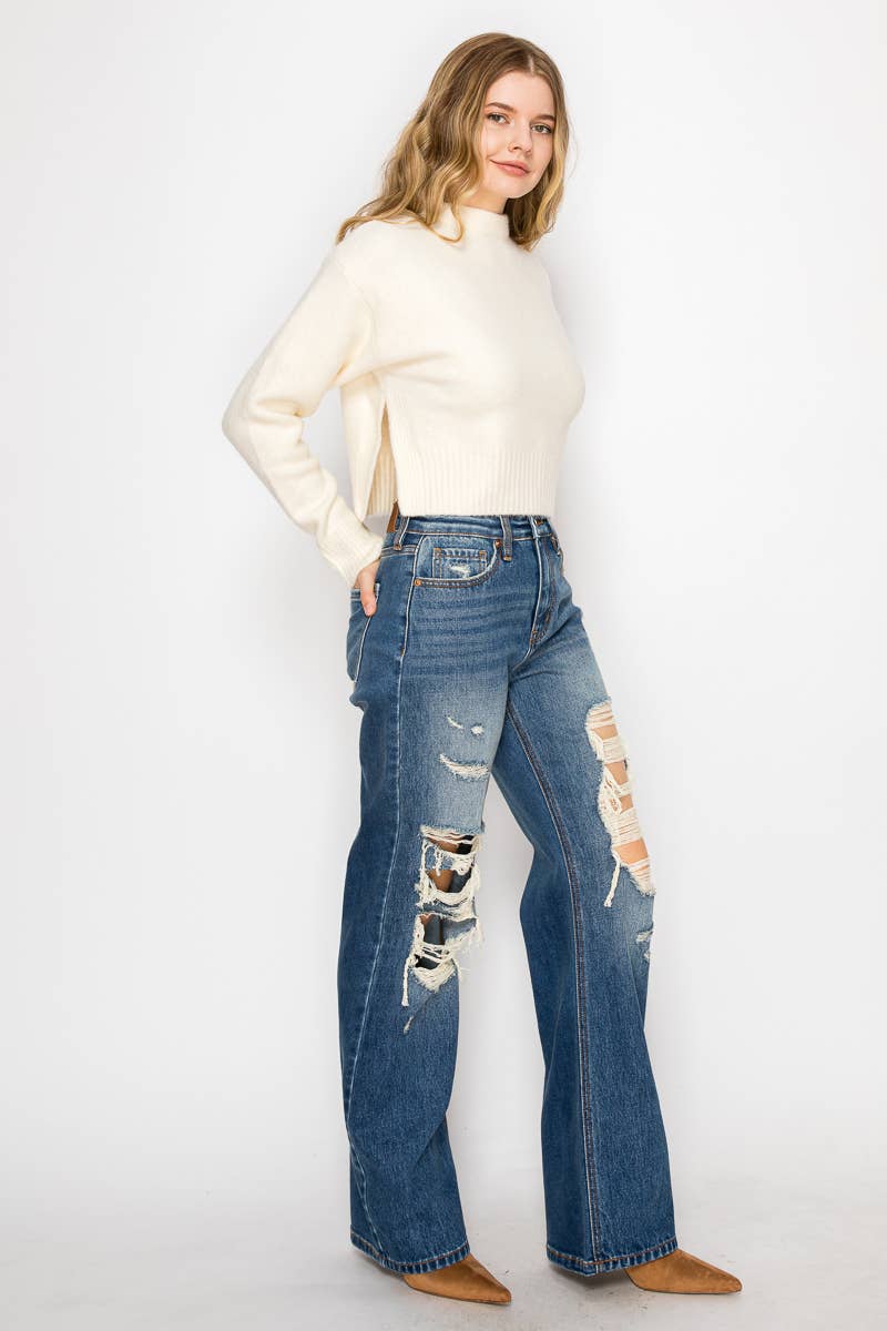 RELAXED FLARE JEANS